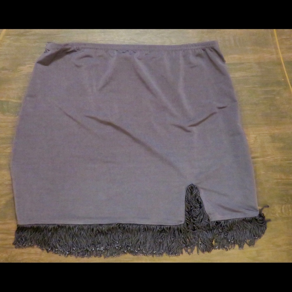 Gray skirt